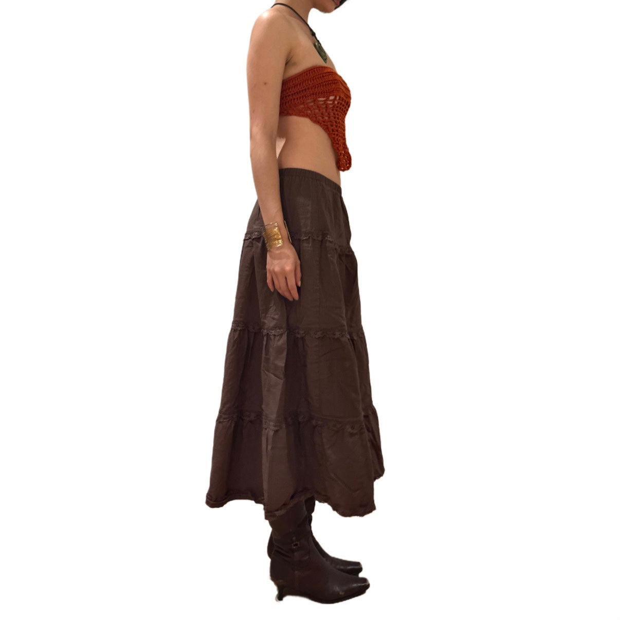 See U Girl Top - Burnt Orange