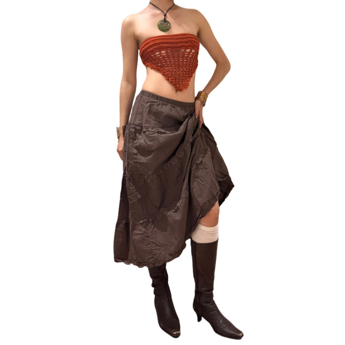 See U Girl Top - Burnt Orange