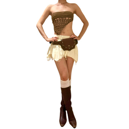 See U Girl Top - Brown